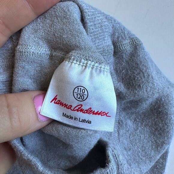 Hanna Andersson Fair Isle Striped Tights - Size 110/120 - Picture 4 of 5